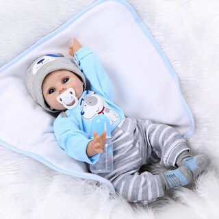 Foto 4 | Foto 4 | Set De Ropa Para Reborn Baby Doll Boy 20-22, Atuendo Azul - Venta Internacional.