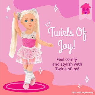 Foto 2 | Foto 2 | Ropa para Muñecas Glitter Girls con Purpurina Twirls Of Joy Bailarina 14 Pulgadas - Venta Internacional