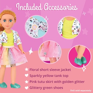 Foto 3 | Foto 3 | Ropa y Accesorios para Muñecas de Moda Glitter Girls Shimmer - Venta Internacional
