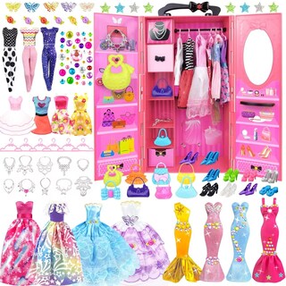Foto 1 | Foto 1 | Set De Ropa Y Accesorios Para Muñecas Bnuzeiyi, 85 Piezas Para Muñecas De 11.5 Pulgadas - Venta Internacional.