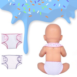 Foto 4 | Foto 4 | Set de Pañales y Baberos para Muñecas Dc-beautiful - Venta Internacional