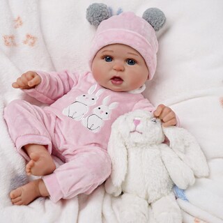 Foto 6 | Foto 6 | Ropa para Muñecas Reborn Babeside con Estampado de Conejitos 43a 56 Cm - Venta Internacional