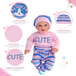 Foto 2 | Foto 2 | Set de Ropa Reborn Baby Doll Babeside para Bebés de 43 a 56 cm - Venta Internacional