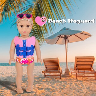 Foto 6 | Foto 6 | Set De Ropa Y Accesorios Para Muñecas Ebuddy Con Temática De Playa De 18 Pulgadas - Venta Internacional.