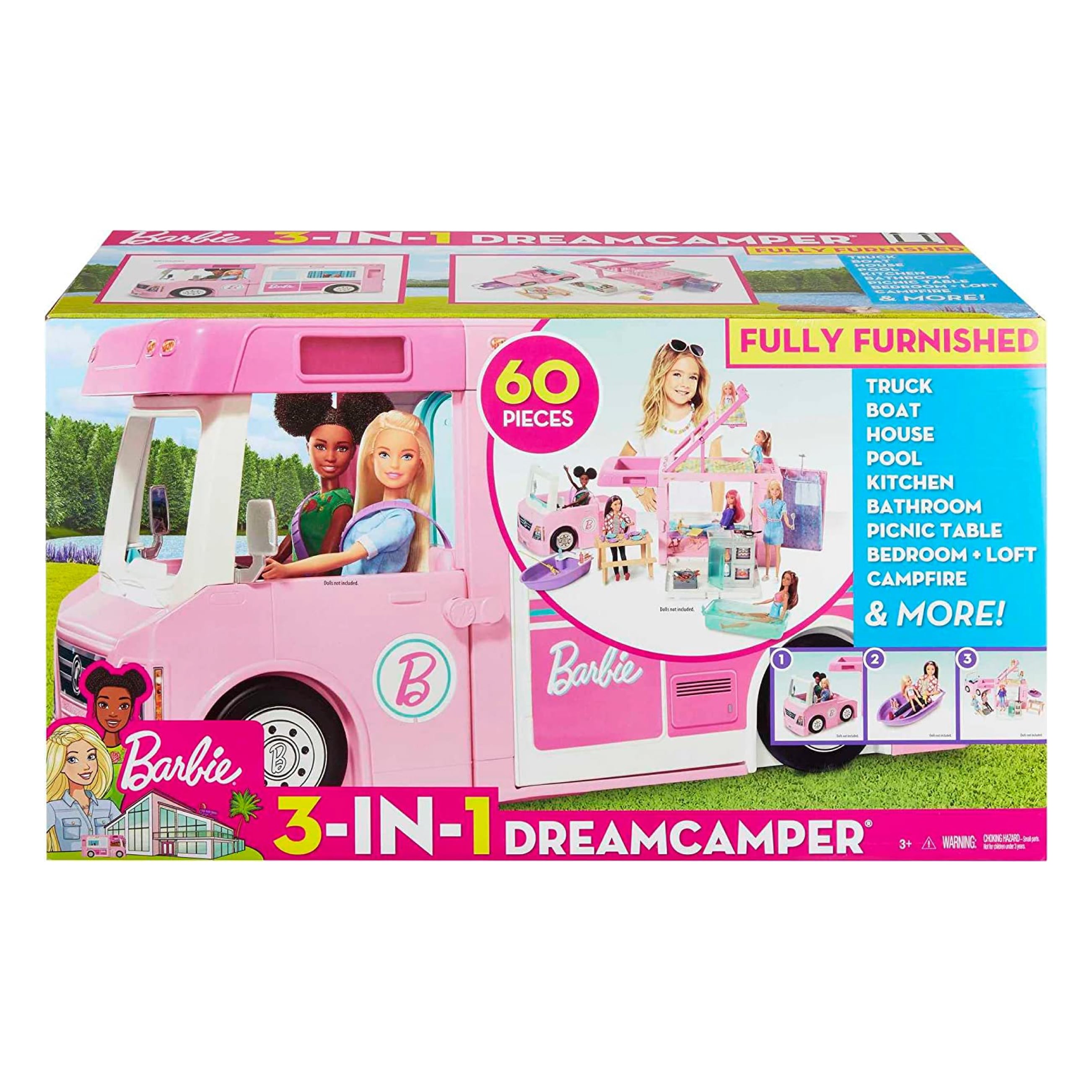 Camper Barbie en Rosa