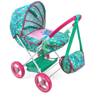 Foto 1 | Foto 1 | Cochecito De Muñecas Baby Alive Deluxe Classic Con Corazones Verdes/rosas De 46 Cm - Venta Internacional.