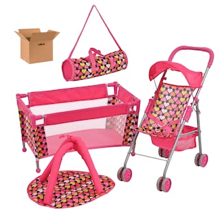 Foto 1 | Foto 1 | Carriola Lab.g Para Niñas 4 En 1 Rosa
