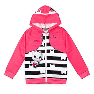 Foto 1 | Foto 1 | Venta Internacional-gabby's Dollhouse Big Girls Con Sudadera Con Capucha Rosa / Negro / Blanco 10-12