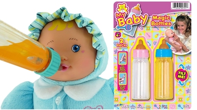 Foto 2 | Foto 2 | Juego De Biberones Magic Baby Doll, Botella De Leche Y Botella De Jugo - Venta Internacional.