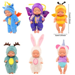 Foto 5 | Foto 5 | Set De Minimuñecas Enocht De 11 Cm Con 6 Atuendos Para Niñas Y Niños - Venta Internacional.