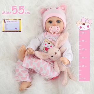 Foto 4 | Foto 4 | Muñeca Belug Reborn 55cm 7pz Colores