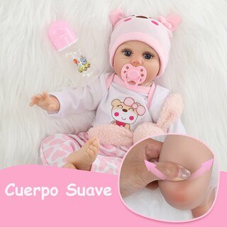 Foto 5 | Foto 5 | Muñeca Belug Reborn 55cm 7pz Colores