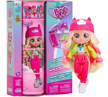 Foto 1 | Foto 1 | Muñeca Hannah 9 Sorpresas Cry Babies Bff color Rosa