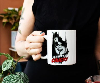 Foto 5 | Foto 5 | Taza Silver Buffalo Child's Play Here's Chucky 600 Ml - Venta Internacional.