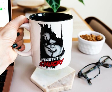 Foto 7 | Foto 7 | Taza Silver Buffalo Child's Play Here's Chucky 600 Ml - Venta Internacional.