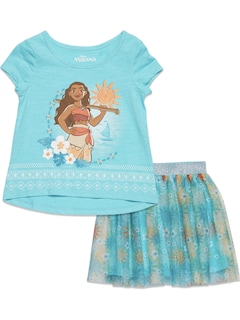 Foto 1 | Foto 1 | Conjunto De Ropa: Camiseta Y Falda Disney Princess Moana Para Niñas 4t - Venta Internacional.