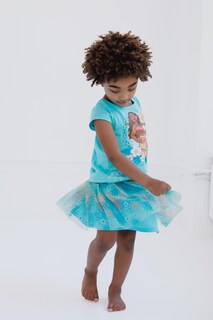 Foto 2 | Foto 2 | Conjunto De Ropa: Camiseta Y Falda Disney Princess Moana Para Niñas 4t - Venta Internacional.