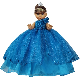 Foto 1 | Foto 1 | Muñeca Quinceañera Recuerdo 15 Años Azul Rey Peinada 33 Cm