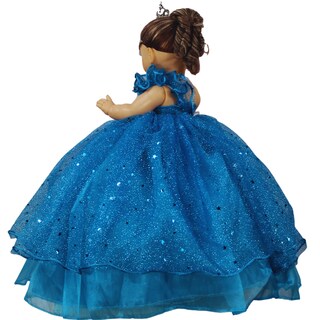 Foto 4 | Foto 4 | Muñeca Quinceañera Recuerdo 15 Años Azul Rey Peinada 33 Cm