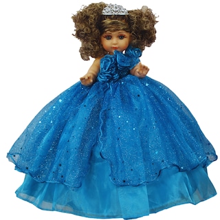 Foto 1 | Foto 1 | Muñeca Quinceañera Recuerdo 15 Años Azul Rey China 33 Cm