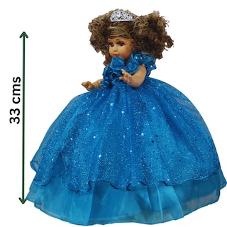 Foto 2 | Foto 2 | Muñeca Quinceañera Recuerdo 15 Años Azul Rey China 33 Cm