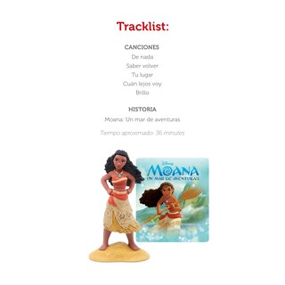 Foto 4 | Foto 4 | Figura De Juguete Con Audio Tonies Moana De Disney Con 5 Canciones - Venta Internacional.