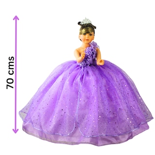 Foto 2 | Foto 2 | Muñeca Quinceañera Recuerdo 15 Años Lila Peinado 70 Cm