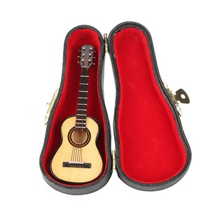 Foto 7 | Foto 7 | Guitarra Miniatura Zjchao, Modelo Minicasa De Muñecas Musical De Madera - Venta Internacional.