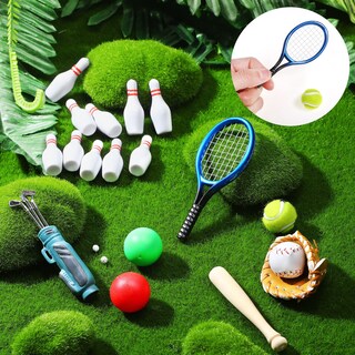 Foto 3 | Foto 3 | Set Deportivo En Miniatura Para Casa De Muñecas Skylety, 23 Piezas Con Golf, Bolsa - Venta Internacional.