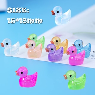 Foto 2 | Foto 2 | Figuras De Pato En Miniatura Aweelon Luminous Tiny Ducks X100 - Venta Internacional.