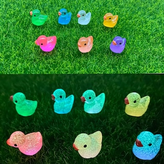 Foto 4 | Foto 4 | Figuras De Pato En Miniatura Aweelon Luminous Tiny Ducks X100 - Venta Internacional.
