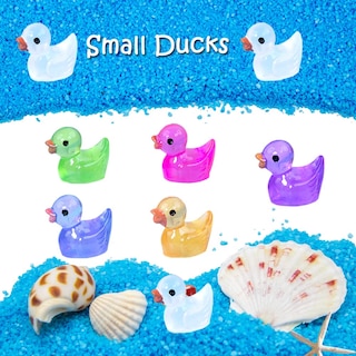 Foto 6 | Foto 6 | Figuras De Pato En Miniatura Aweelon Luminous Tiny Ducks X100 - Venta Internacional.
