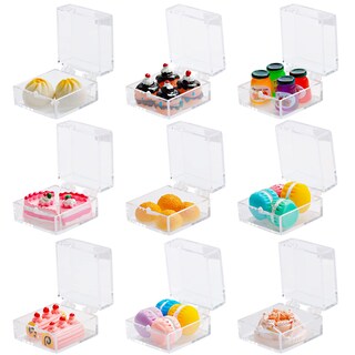 Foto 1 | Foto 1 | Kit De Comida En Miniatura Hiawbon A Escala 1:12 Con Caja De Almacenamiento (9 Juegos) - Venta Internacional.
