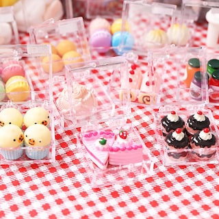 Foto 5 | Foto 5 | Kit De Comida En Miniatura Hiawbon A Escala 1:12 Con Caja De Almacenamiento (9 Juegos) - Venta Internacional.