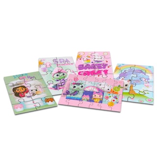 Foto 2 | Foto 2 | Paquete De Rompecabezas De Madera Gabby's Dollhouse Con Pegatinas Para Niñas - Venta Internacional.