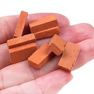Foto 6 | Foto 6 | Set De Construcción De Ladrillos En Miniatura Hiawbon, 300 Unidades, Escala 1/16, Rojo - Venta Internacional.