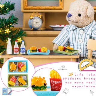 Foto 5 | Foto 5 | Minijuego De Útiles Escolares Zhanmai, 17 Unidades, Para Muñecas Con Comida - Venta Internacional.