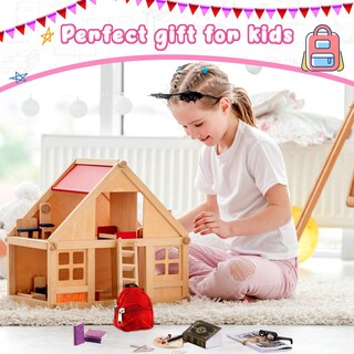 Foto 6 | Foto 6 | Minijuego De Útiles Escolares Zhanmai, 17 Unidades, Para Muñecas Con Comida - Venta Internacional.