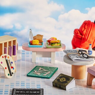 Foto 7 | Foto 7 | Minijuego De Útiles Escolares Zhanmai, 17 Unidades, Para Muñecas Con Comida - Venta Internacional.