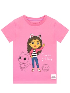 Foto 1 | Foto 1 | Camiseta Dreamworks Gabby's Dollhouse Para Niñas, Color Rosa, Talla 8 - Venta Internacional.
