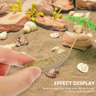 Foto 3 | Foto 3 | Barco En Miniatura Nuobesty Modelo De Barco De Pesca, 15 Unidades, Resina - Venta Internacional.