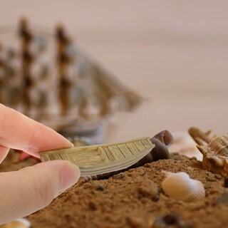 Foto 4 | Foto 4 | Barco En Miniatura Nuobesty Modelo De Barco De Pesca, 15 Unidades, Resina - Venta Internacional.