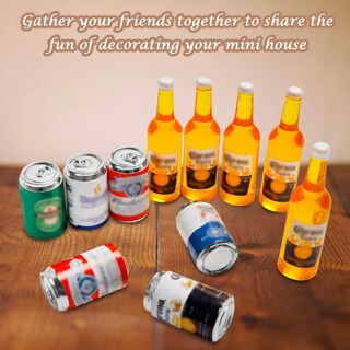 Foto 3 | Foto 3 | Botellas Y Latas De Cerveza En Miniatura Para Decoración De Jardines De Hadas - Venta Internacional.