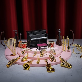 Foto 2 | Foto 2 | Set De Instrumentos Musicales En Miniatura Civaner Con 24 Piezas - Venta Internacional.