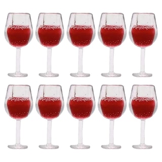 Foto 1 | Foto 1 | Copas De Vino En Miniatura Para Adornar Casas De Muñecas - Venta Internacional.