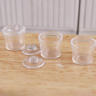 Foto 2 | Foto 2 | Tarro Miniatura Para Caramelos Toyandona Con Forma De Casa De Muñecas, Pvc Transparente, 8 Unidades - Venta Internacional.