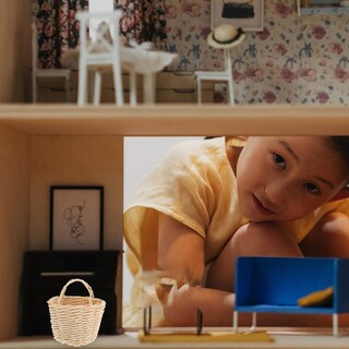 Foto 7 | Foto 7 | Balacoo En Miniatura Con Forma De Balacoo De Mimbre Para Casa De Muñecas - Venta Internacional.