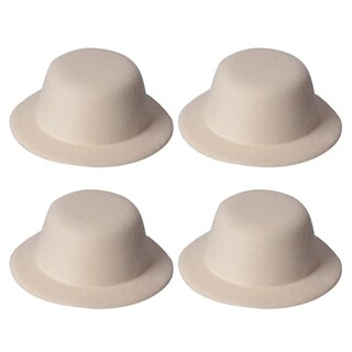 Foto 1 | Foto 1 | Minisombreros Formales Nuobesty para Manualidades y Muñecas color Beige 4 Unidades - Venta Internacional