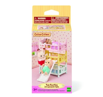Foto 5 | Foto 5 | Literas Triples Calico Critters de Furniture con Almohadas y Edredones - Venta Internacional