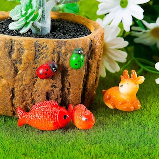 Foto 3 | Foto 3 | Minifigurita De Panda Con Forma De Animal De Resina Para Jardín, 100 Unidades - Venta Internacional.